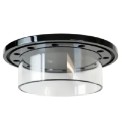 Lid over foam cup for Ocean Queen