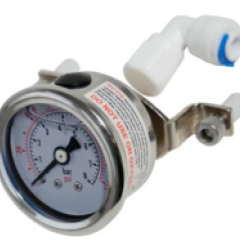 Pressure gauge incl. holder and fitting easy line profession