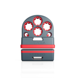 Four-probe magnetic probe organizer