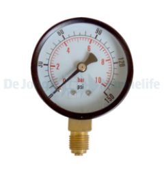 RO Pressure Gauge incl. 1/4" PF Tee Fitting