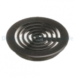 Round grate 40 mm black