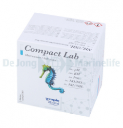 Compact Lab Test Set contains: pH, KH, PO4,
NO2, NO3, NH3, NH4