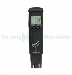 Water resistant pocket pH, conductivity (EC) up to 20 mS /cm